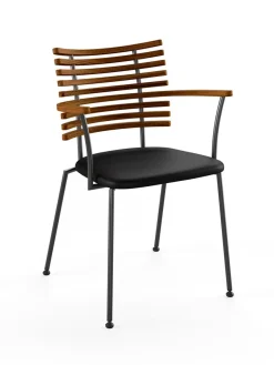 Naver Collection Tiger Armstol, sort læder fra><noscript><img width=