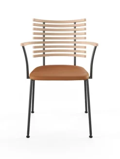 Naver Collection Tiger Armstol, sort læder fra><noscript><img width=
