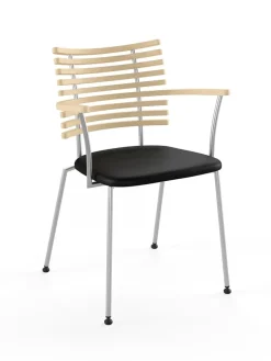 Naver Collection Tiger Armstol, sort læder fra><noscript><img width=