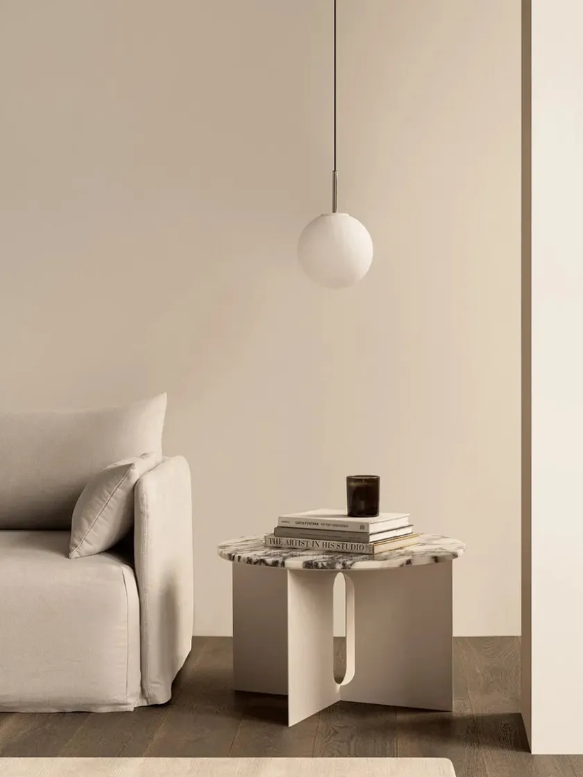 Audo Copenhagen TR Bulb Pendant, polished steel fra> Spots|Pendler