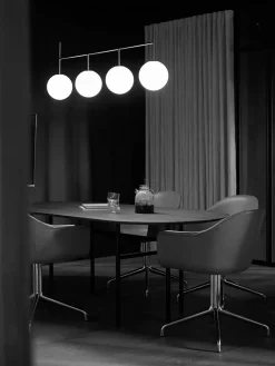 Audo Copenhagen TR Bulb Suspension Frame, polished steel fra> Spots|Pendler