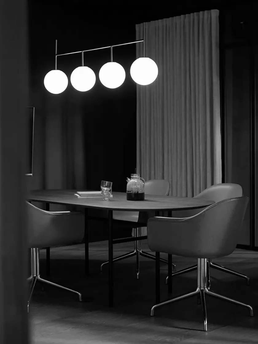 Audo Copenhagen TR Bulb Suspension Frame, polished steel fra> Spots|Pendler