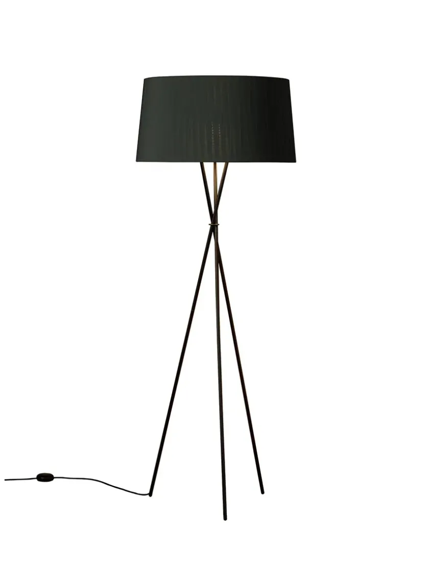 Santa & Cole Tripode Gulvlampe fra Santa and Cole, red-amber (G5)> Gulvlamper|Spots
