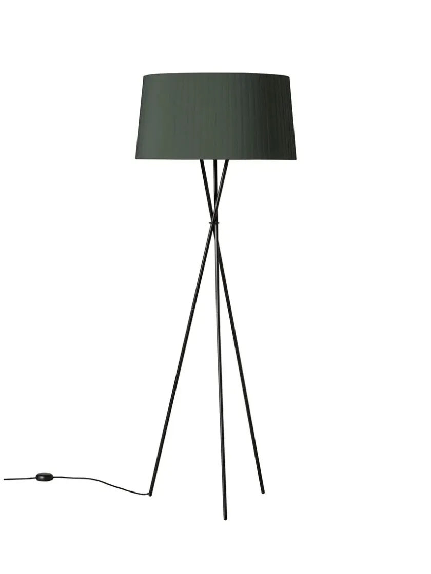 Santa & Cole Tripode Gulvlampe fra Santa and Cole, red-amber (G5)> Gulvlamper|Spots