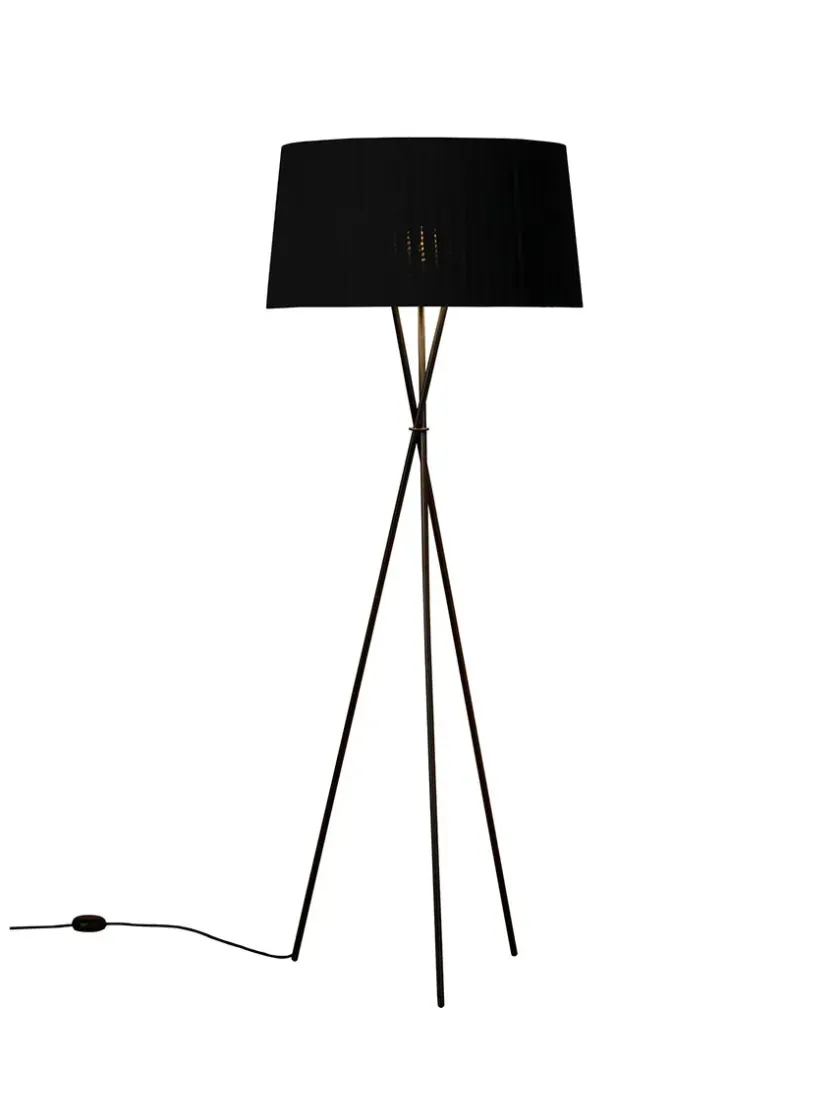 Santa & Cole Tripode Gulvlampe fra Santa and Cole, red-amber (G5)> Gulvlamper|Spots