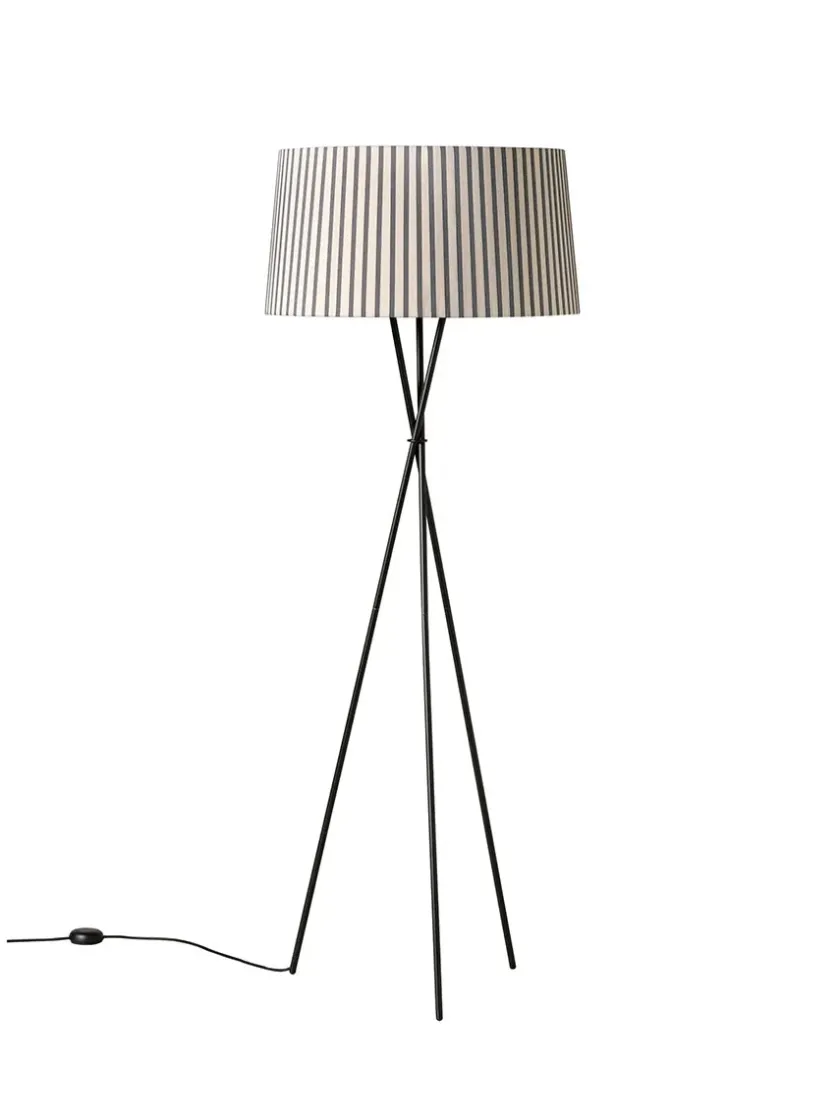Santa & Cole Tripode Gulvlampe fra Santa and Cole, red-amber (G5)> Gulvlamper|Spots