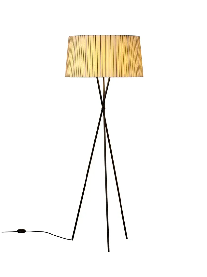 Santa & Cole Tripode Gulvlampe fra Santa and Cole, red-amber (G5)> Gulvlamper|Spots