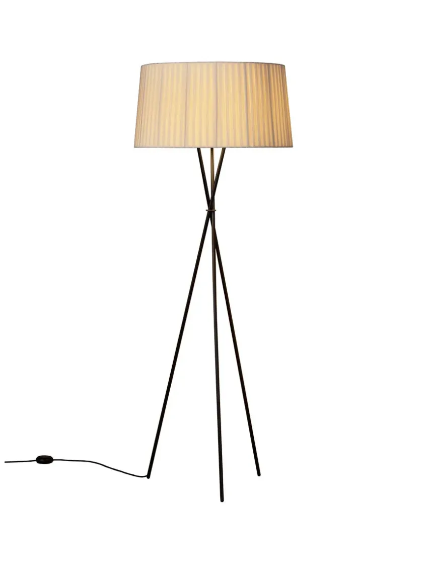Santa & Cole Tripode Gulvlampe fra Santa and Cole, red-amber (G5)> Gulvlamper|Spots
