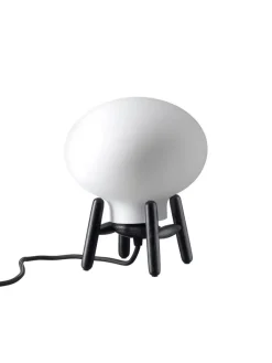 FDB Møbler U6 Mini Hiti Bordlampe, opalt glas/valnød fra><noscript><img width=