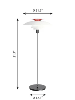 Louis Poulsen Underskærm til PH 80 Gulvlampe fra><noscript><img width=
