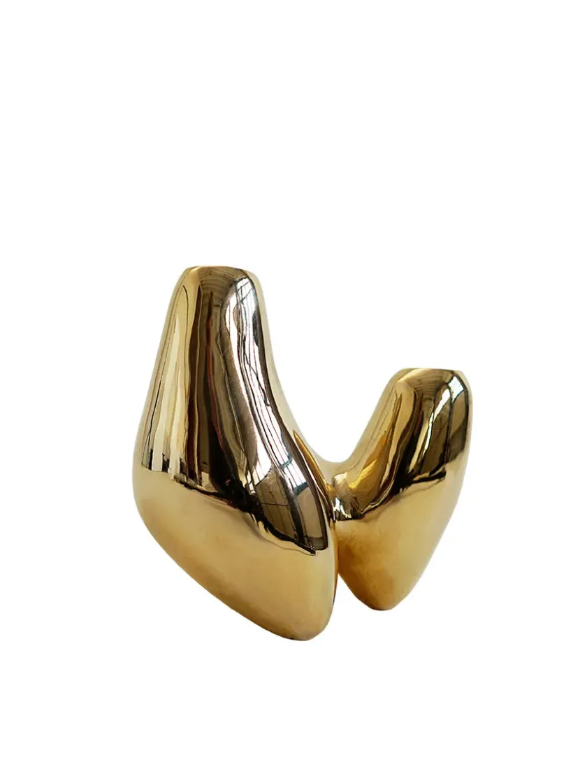 Hein Studio Unity Candleholder, silver fra> Lysestager