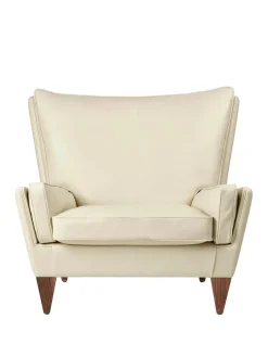 GUBI V11 Lounge Chair, smooth leather coffee fra><noscript><img width=