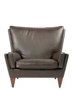 GUBI V11 Lounge Chair, smooth leather coffee fra><noscript><img width=