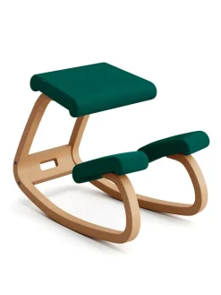 Variér Variable Balans Stol, light brown wood/reflect 984 fra> Skamler