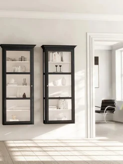 Lindebjerg Design Væghængt Vitrineskab Classic V4, hvid fra><noscript><img width=