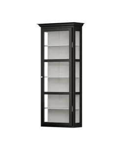 Lindebjerg Design Væghængt Vitrineskab Classic V4, lys grå fra><noscript><img width=