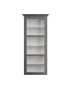 Lindebjerg Design Væghængt Vitrineskab Classic V4, lys grå fra><noscript><img width=