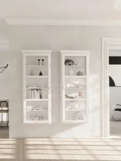 Lindebjerg Design Væghængt Vitrineskab Classic V4, lys grå fra><noscript><img width=