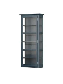 Lindebjerg Design Væghængt Vitrineskab N4, dark blue fra><noscript><img width=