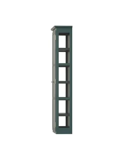 Lindebjerg Design Væghængt Vitrineskab N4, dark oak fra><noscript><img width=
