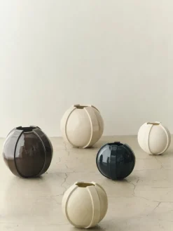 Louise Roe Vinci Vase 02, dark brown fra> Gaver Til Hende|Vaser