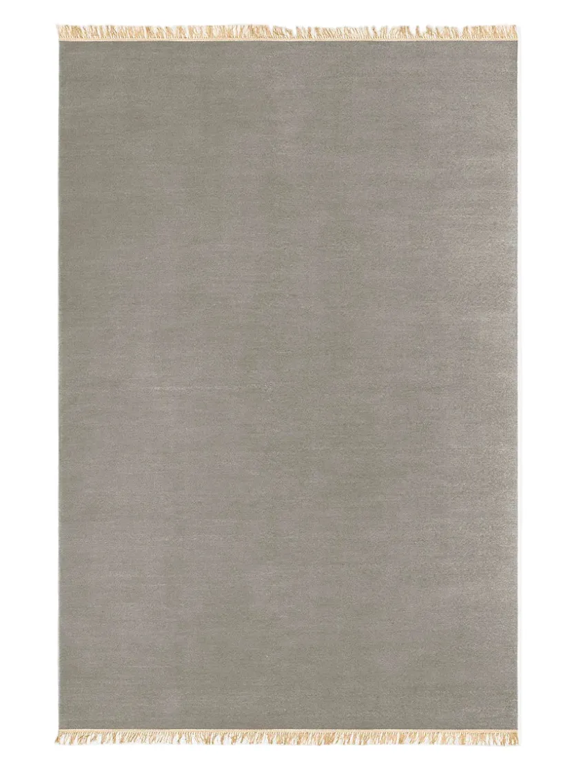 Kvadrat Vintage Naturally Coloured Fringes Tæppe, 180 x 240 cm fra> Gulvtæpper