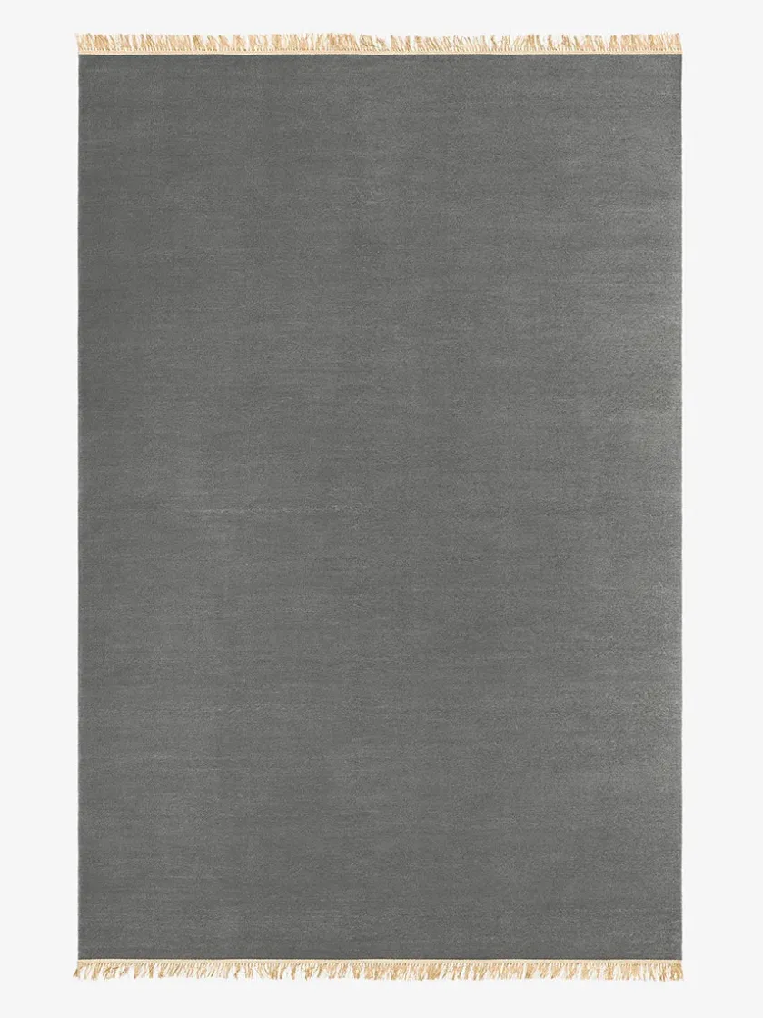 Kvadrat Vintage Naturally Coloured Fringes Tæppe, 180 x 240 cm fra> Gulvtæpper