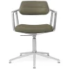 Vipp 453 Swivel+ Chair, bosco grøn læder fra> Kontorstole