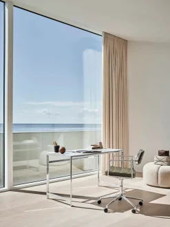 Vipp 453 Swivel+ Chair, bosco grøn læder fra> Kontorstole