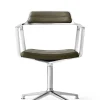 Vipp 452 Swivel Chair, bosco grøn læder fra> Spisebordsstole