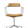 Vipp 452 Swivel Chair, camel læder fra> Spisebordsstole