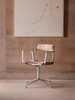 Vipp 452 Swivel Chair, camel læder fra><noscript><img width=