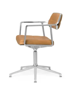 Vipp 453 Swivel+ Chair, camel læder fra><noscript><img width=
