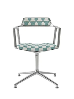 Vipp 452 Swivel Chair, Lagrasse fra> Spisebordsstole