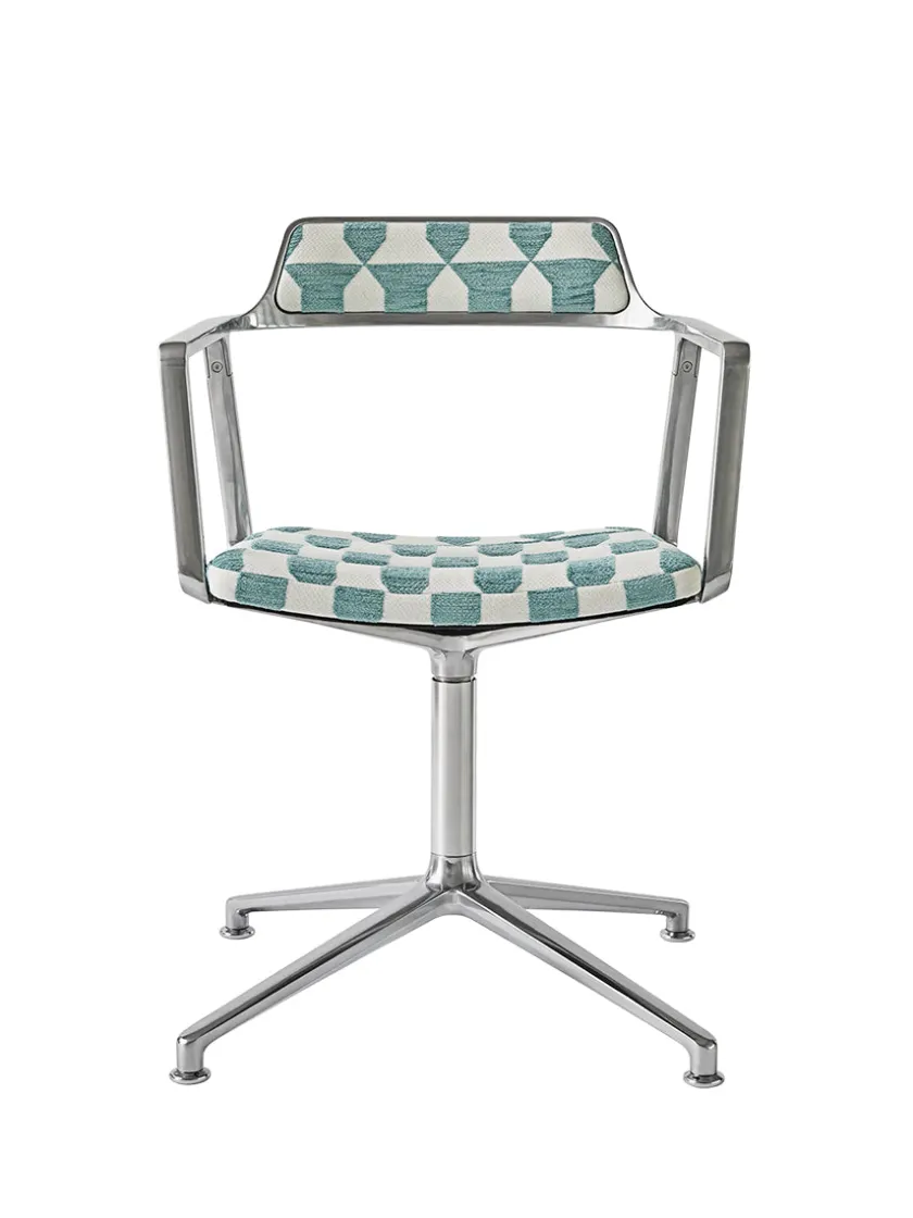 Vipp 452 Swivel Chair, Lagrasse fra> Spisebordsstole