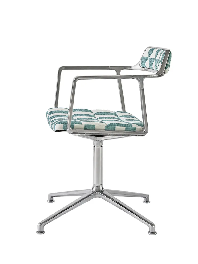 Vipp 452 Swivel Chair, Lagrasse fra> Spisebordsstole