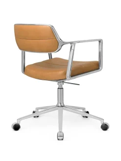 Vipp 453 Swivel+ Chair m/hjul, dark sand tekstil fra><noscript><img width=
