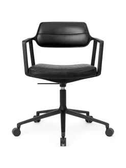 Vipp 453 Swivel+ Chair m/hjul, dark sand tekstil fra><noscript><img width=