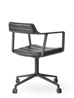 Vipp 452 Swivel Chair m/hjul, dark sand fra><noscript><img width=