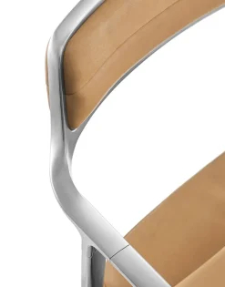 Vipp 452 Swivel Chair m/sort stel & hjul, sort læder fra><noscript><img width=