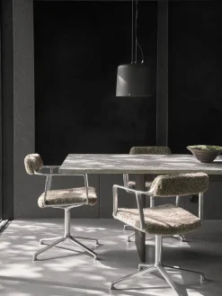 Vipp 452 Swivel Chair m/sort stel, sort læder fra><noscript><img width=