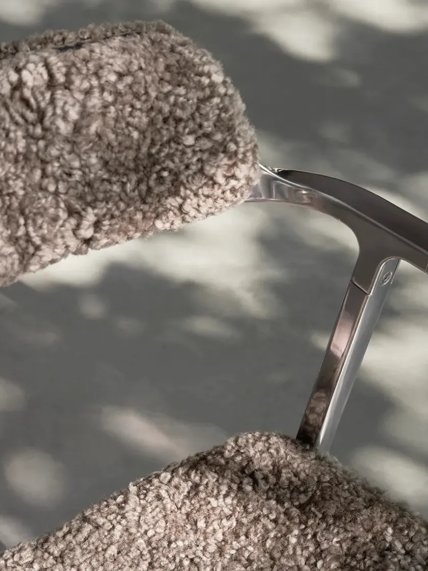 Vipp 452 Swivel Chair m/sort stel, sort læder fra> Spisebordsstole