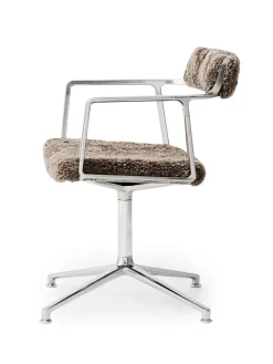 Vipp 452 Swivel Chair m/sort stel, sort læder fra><noscript><img width=