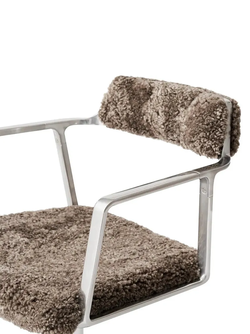 Vipp 452 Swivel Chair m/sort stel, sort læder fra> Spisebordsstole