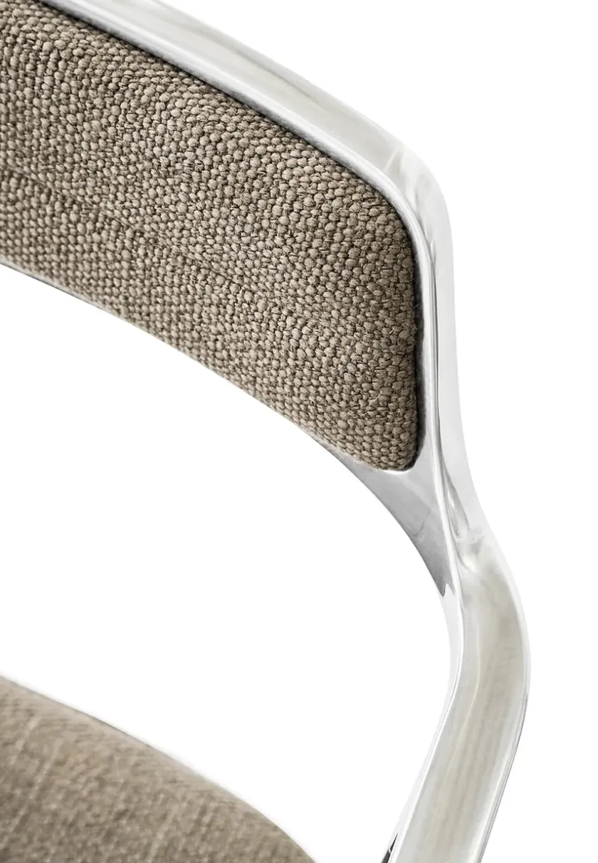 Vipp 452 Swivel Chair m/sort stel, sort læder fra> Spisebordsstole