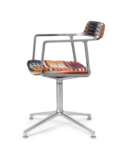 Vipp 452 Swivel Chair m/sort stel, sort læder fra><noscript><img width=