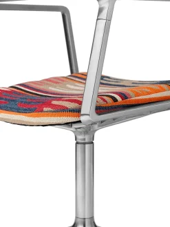 Vipp 452 Swivel Chair m/sort stel, sort læder fra><noscript><img width=