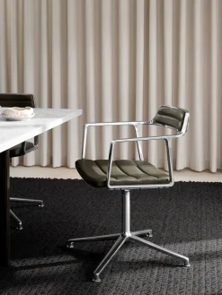 Vipp 452 Swivel Chair, sort læder fra><noscript><img width=