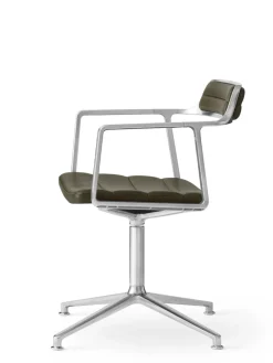 Vipp 452 Swivel Chair, sort læder fra><noscript><img width=