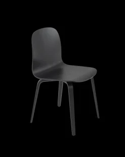 Muuto Visu Chair, wood base fra> Spisebordsstole